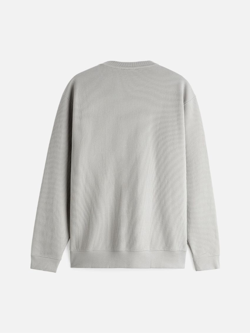 Vertical Textured Sweatshirt