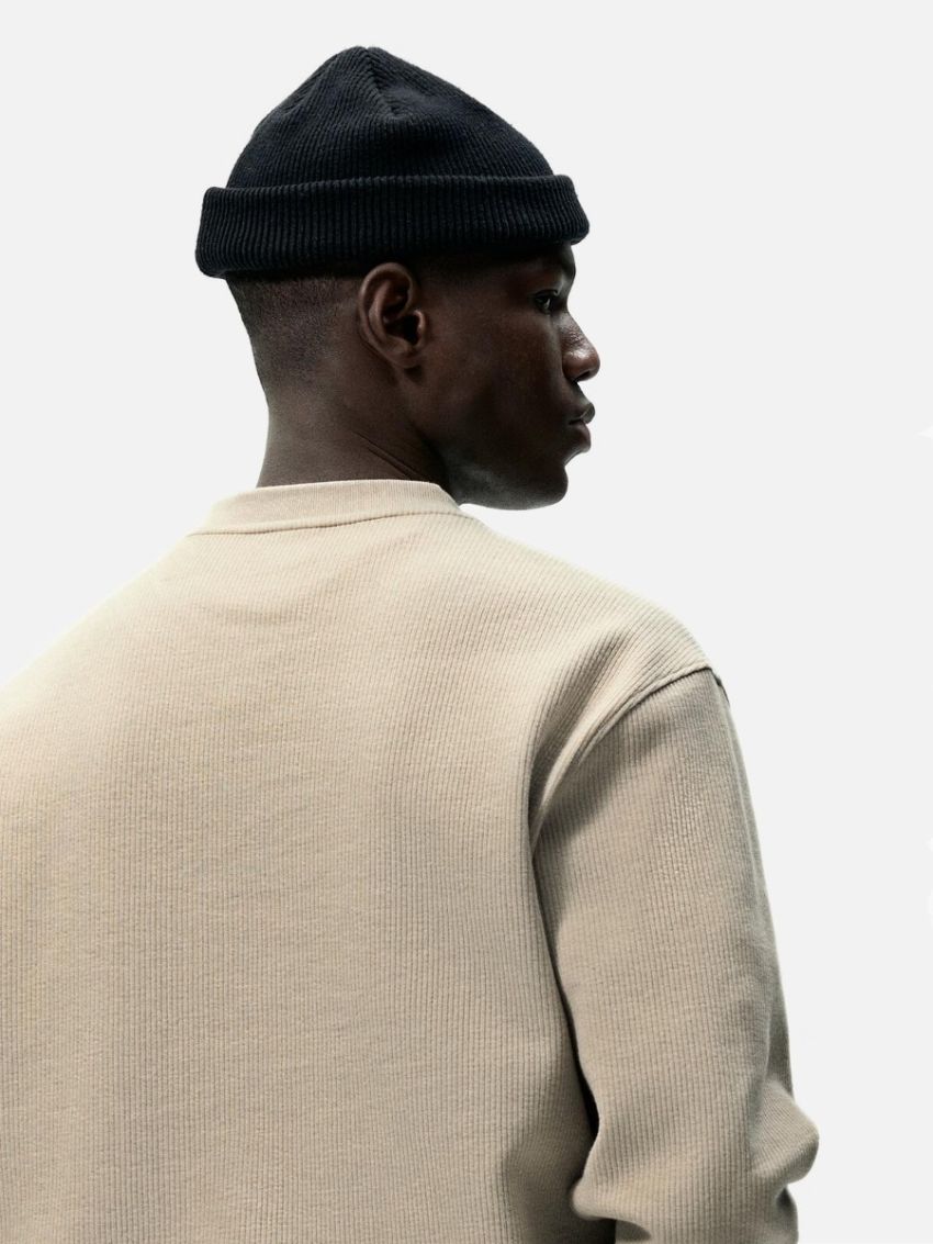 Vertical Textured Sweatshirt