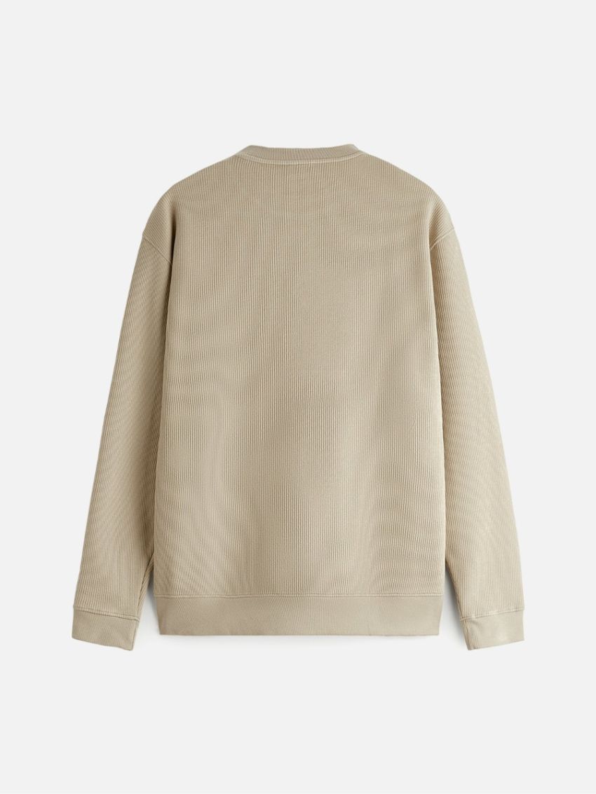 Vertical Textured Sweatshirt